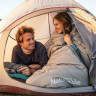 Мешок спальный конверт NATUREHIKE NH20MSD02 водоотталкивающий с капюшоном зеленый 6927595748145